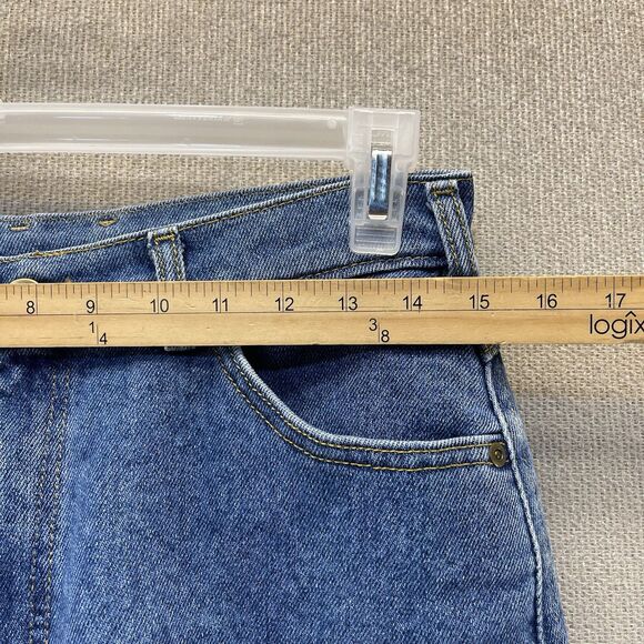 VTG LL Bean Jeans Women’s 12 M Straight Leg Cotton USA Made Freeport Maine - Picture 3 of 15